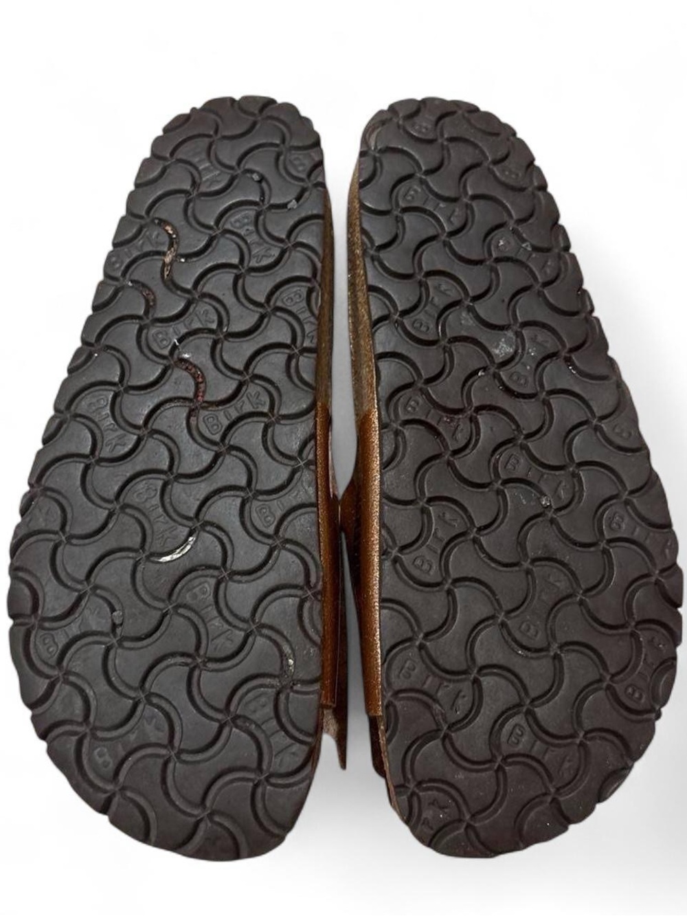 Birkenstock Madrid Birko Flor Bronze Brown glitter sandals - Picture 4 of 6